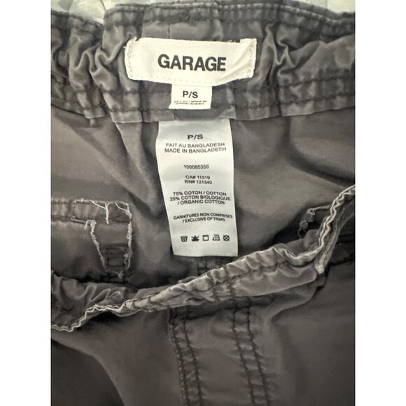 Garage Gray Parachute Cargo Pants Relaxed Fit, Size P/S - Picture 5 of 5